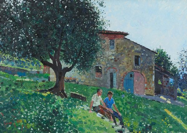 Fosco Pavi : Figure in giardino  - Asta Asta di Arte Moderna e Contemporanea '800 e '900 - Associazione Nazionale - Case d'Asta italiane