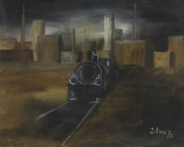 Marco Zeloni : Treno  - Asta Asta di Arte Moderna e Contemporanea '800 e '900 - Associazione Nazionale - Case d'Asta italiane