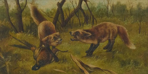 Michelangelo Meucci : Volpi a fagiano  - Asta Asta di Arte Moderna e Contemporanea '800 e '900 - Associazione Nazionale - Case d'Asta italiane