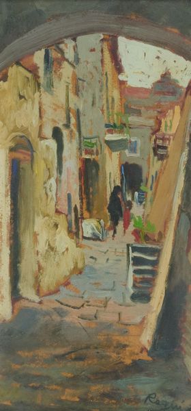 Basso Ragni : Vicolo  - Asta Asta di Arte Moderna e Contemporanea '800 e '900 - Associazione Nazionale - Case d'Asta italiane