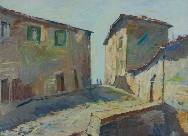 Masaniello Luschi : Case  - Asta Asta di Arte Moderna e Contemporanea '800 e '900 - Associazione Nazionale - Case d'Asta italiane