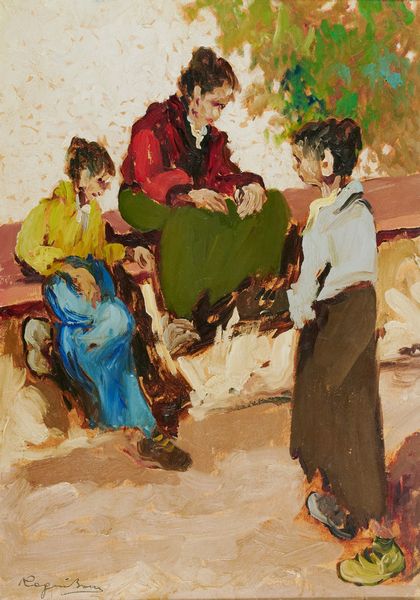 Basso Ragni : Sulla spalletta lungo mare  - Asta Asta di Arte Moderna e Contemporanea '800 e '900 - Associazione Nazionale - Case d'Asta italiane