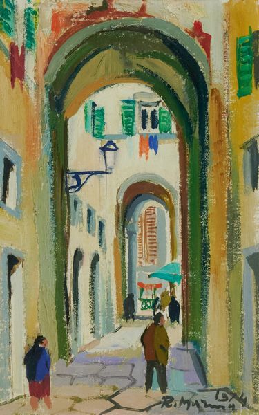 Rodolfo Marma : Vicolo del gomitolo d'oro.  - Asta Asta di Arte Moderna e Contemporanea '800 e '900 - Associazione Nazionale - Case d'Asta italiane