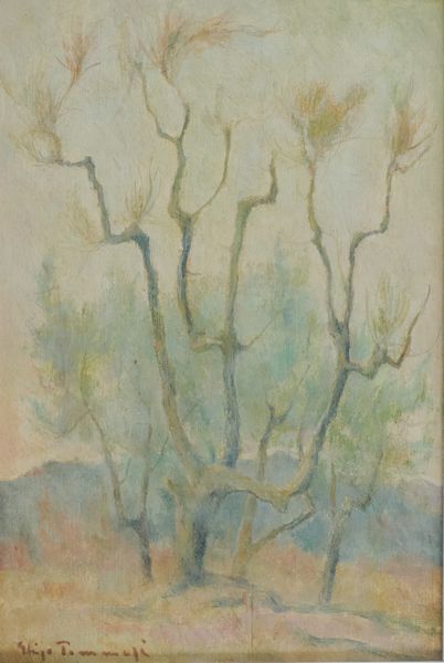 Ghigo Tommasi : Ulivo secco - Suvereto  - Asta Asta di Arte Moderna e Contemporanea '800 e '900 - Associazione Nazionale - Case d'Asta italiane