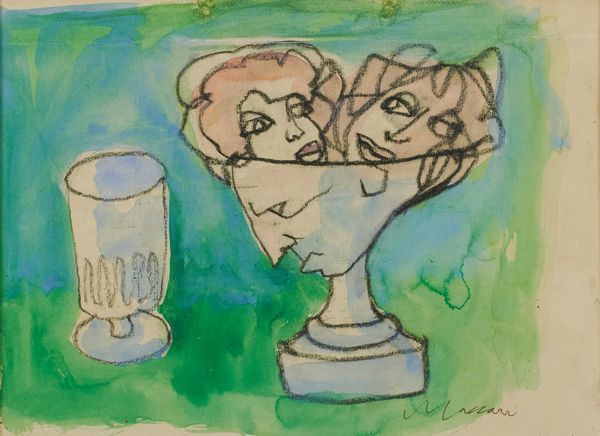 MINO MACCARI : Omaggio al poeta Cardarelli  - Asta Asta di Arte Moderna e Contemporanea '800 e '900 - Associazione Nazionale - Case d'Asta italiane