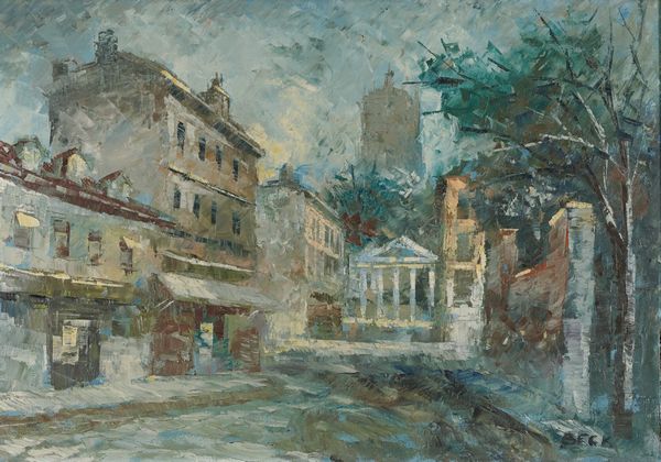 Max Beck : Scorcio di citt  - Asta Asta di Arte Moderna e Contemporanea '800 e '900 - Associazione Nazionale - Case d'Asta italiane