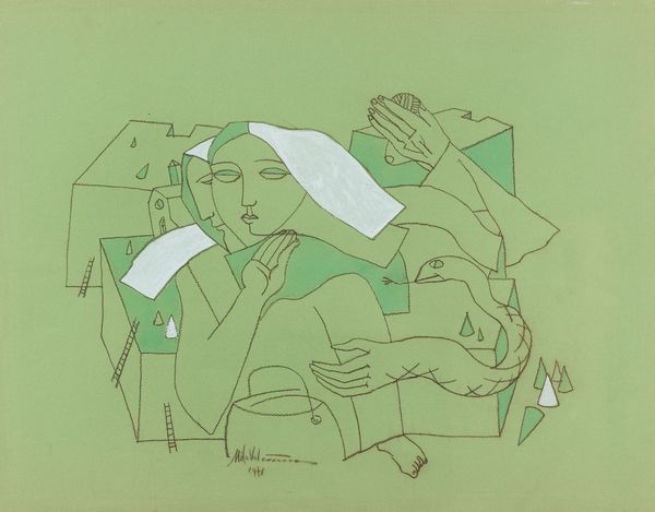 MIHU VULCANESCU : Gioco eterno  - Asta Asta di Arte Moderna e Contemporanea '800 e '900 - Associazione Nazionale - Case d'Asta italiane