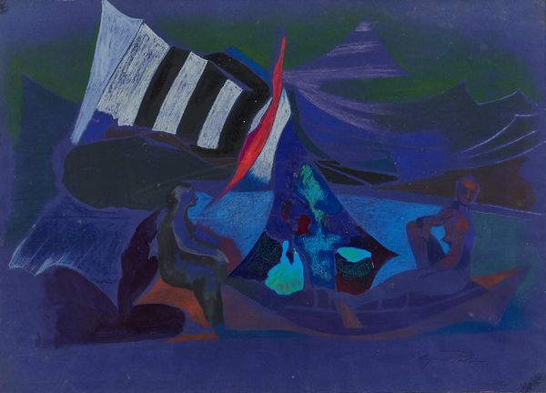 Eugenio Pardini : Musica del mare  - Asta Asta di Arte Moderna e Contemporanea '800 e '900 - Associazione Nazionale - Case d'Asta italiane