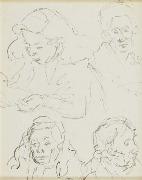 Gualtiero Nativi : Volti  - Asta Asta di Arte Moderna e Contemporanea '800 e '900 - Associazione Nazionale - Case d'Asta italiane