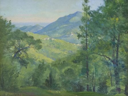 Alfonso Corradi : Valle Imagna  - Asta Asta di Arte Moderna e Contemporanea '800 e '900 - Associazione Nazionale - Case d'Asta italiane