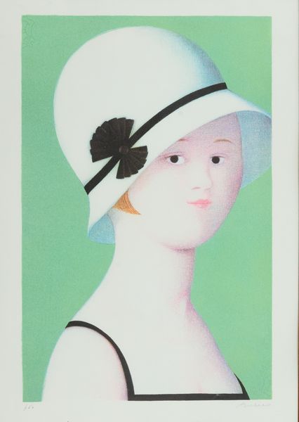 Antonio Bueno : Donna con cappello  - Asta Asta di Arte Moderna e Contemporanea '800 e '900 - Associazione Nazionale - Case d'Asta italiane