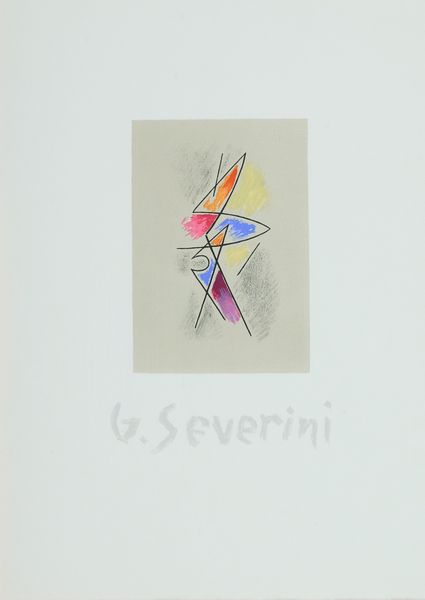 Gino Severini : Arlecchino (frontespizio)  - Asta Asta di Arte Moderna e Contemporanea '800 e '900 - Associazione Nazionale - Case d'Asta italiane