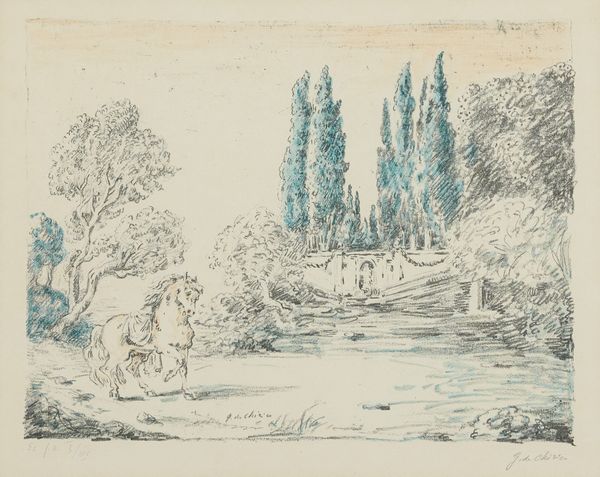 Giorgio de Chirico : Senza titolo  - Asta Asta di Arte Moderna e Contemporanea '800 e '900 - Associazione Nazionale - Case d'Asta italiane