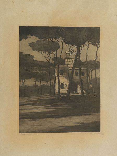 Pietro D' Acchiardi : Villa borghese  - Asta Asta di Arte Moderna e Contemporanea '800 e '900 - Associazione Nazionale - Case d'Asta italiane