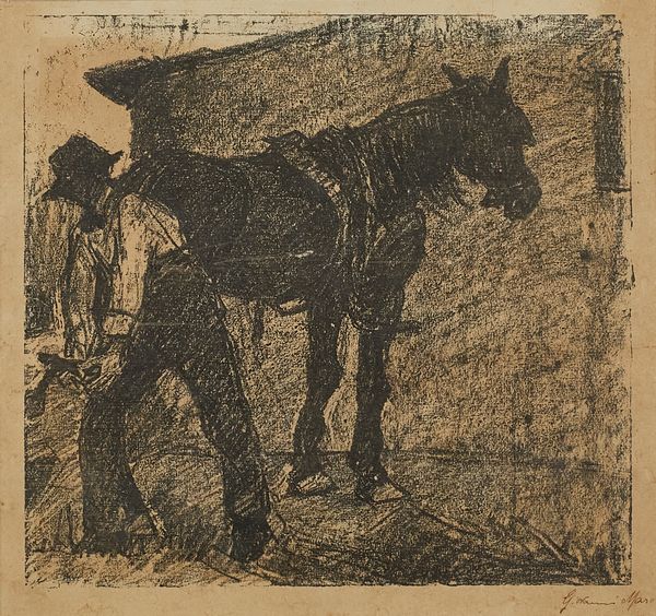 Giovanni March : Il maniscalco  - Asta Asta di Arte Moderna e Contemporanea '800 e '900 - Associazione Nazionale - Case d'Asta italiane