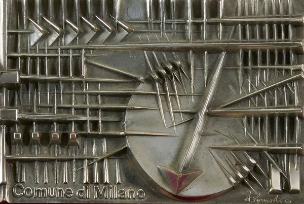 Arnaldo Pomodoro : Medaglia per il Comune di Milano  - Asta Asta di Arte Moderna e Contemporanea '800 e '900 - Associazione Nazionale - Case d'Asta italiane