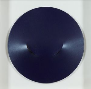 Turi Simeti - Due ovali blu