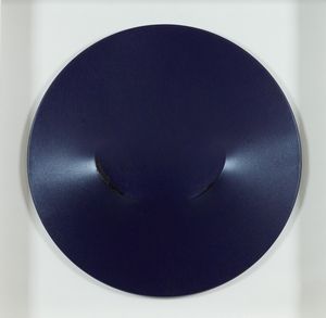 Turi Simeti - Due ovali blu