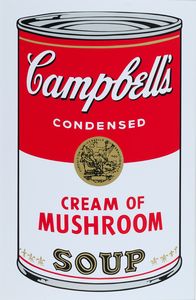 After Andy Warhol - Campbell Soup - Cream of mushroom