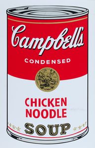After Andy Warhol - Campbell Soup - Chicken noodle
