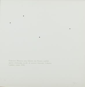 Emilio Isgrò - Francesco Petrarca...