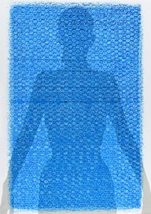 Theo Gallino - Figura femminile blu