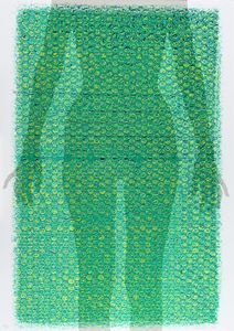 Theo Gallino - Figura femminile verde