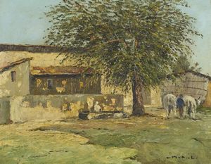 Armeno Mattioli - Casolare con animali