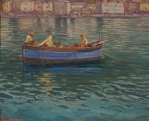 Ettore Morteo - Pescatori in Liguria