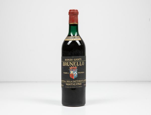 Biondi Santi Tenuta Il Greppo, Brunello di Montalcino  - Asta Summer Wine | Cambi Time - Associazione Nazionale - Case d'Asta italiane