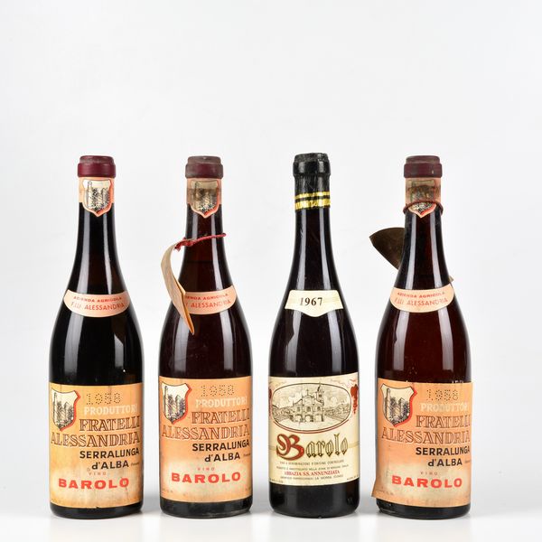 Produttori Fratelli Alessandria, Barolo <BR>Abbazia SS Annunziata, Barolo  - Asta Summer Wine | Cambi Time - Associazione Nazionale - Case d'Asta italiane