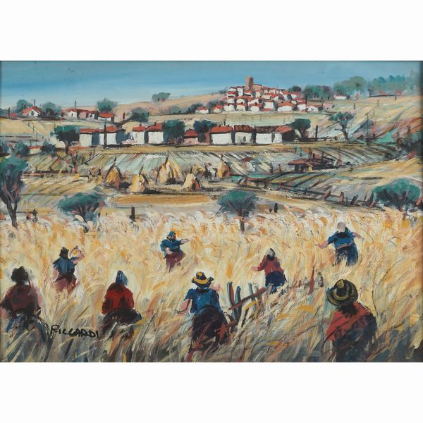 Riccardi  - Asta Dipinti del 900 Web Only - Associazione Nazionale - Case d'Asta italiane