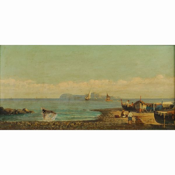 Pittore napoletano  - Asta Dipinti del 900 Web Only - Associazione Nazionale - Case d'Asta italiane