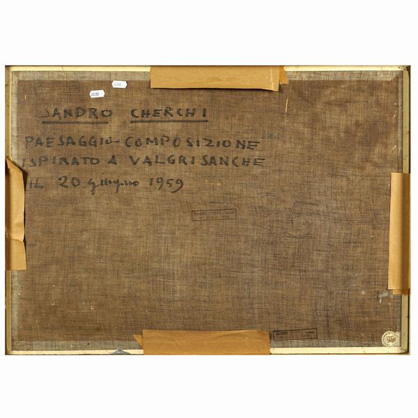 Sandro Cherchi  - Asta Dipinti del 900 Web Only - Associazione Nazionale - Case d'Asta italiane