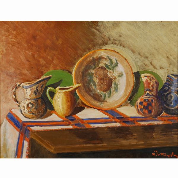 Anton Theodor Rggla  - Asta Dipinti del 900 Web Only - Associazione Nazionale - Case d'Asta italiane