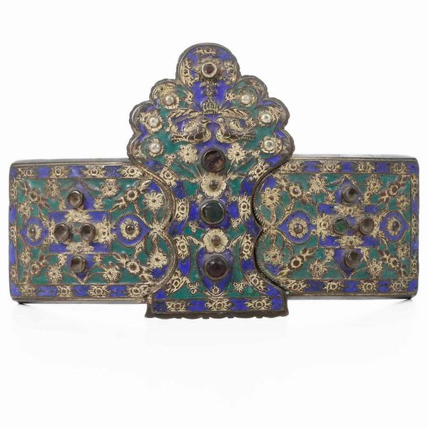 Fibbia con smalti  - Asta Antiquariato Luglio | Cambi Time - Associazione Nazionale - Case d'Asta italiane
