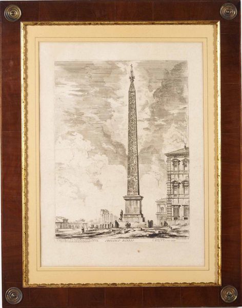 Giovanni Battista Piranesi (1720-1778), Francia, inizi XIX secolo Obelisco Egizio  - Asta Antiquariato Luglio | Cambi Time - Associazione Nazionale - Case d'Asta italiane