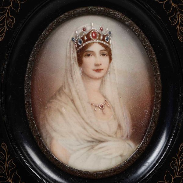 Quattro miniature con ritratti, entro cornici ebanizzate  - Asta Antiquariato Luglio | Cambi Time - Associazione Nazionale - Case d'Asta italiane