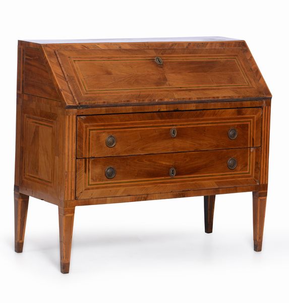 Ribalta lastronata e filettata. XVIII-XIX secolo  - Asta Antiquariato Luglio | Cambi Time - Associazione Nazionale - Case d'Asta italiane