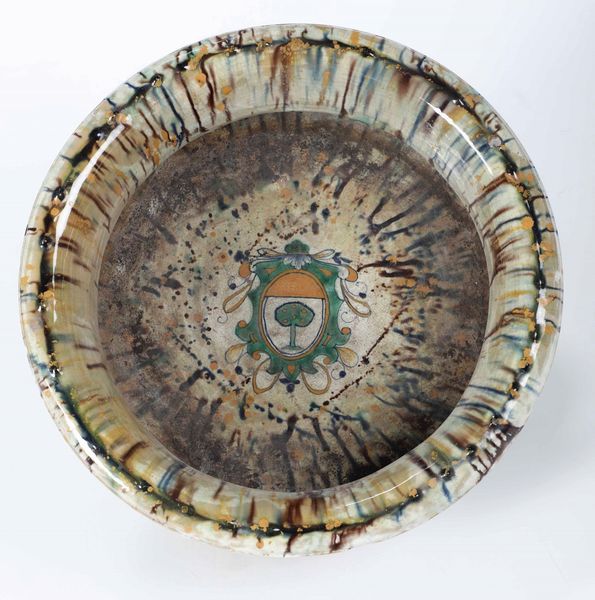 Cachepot in maiolica  - Asta Antiquariato Luglio | Cambi Time - Associazione Nazionale - Case d'Asta italiane