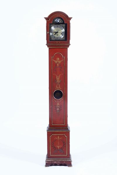 Orologio a torre con cassa in legno dipinto.  - Asta Antiquariato Luglio | Cambi Time - Associazione Nazionale - Case d'Asta italiane