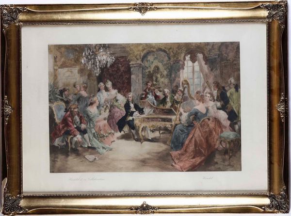 Concerto al piano, stampa, XX secolo  - Asta Antiquariato Luglio | Cambi Time - Associazione Nazionale - Case d'Asta italiane