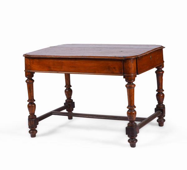 Tavolino in legno ad un cassetto. XIX secolo  - Asta Antiquariato Luglio | Cambi Time - Associazione Nazionale - Case d'Asta italiane