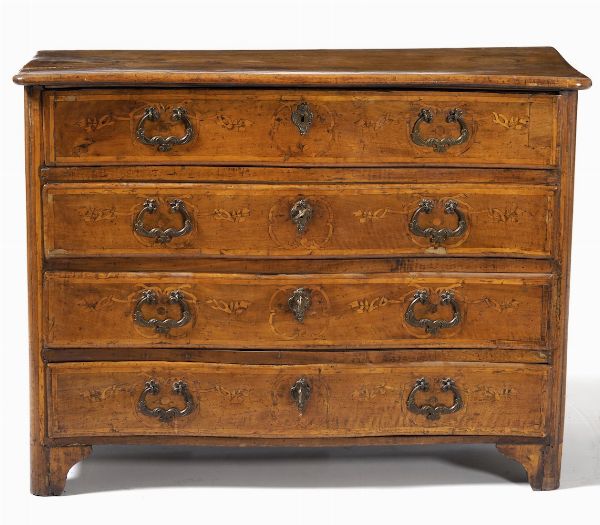 Cassettone intarsiato. Piemonte XVIII secolo  - Asta Antiquariato Luglio | Cambi Time - Associazione Nazionale - Case d'Asta italiane