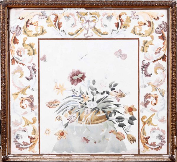 Pannello in scagliola. Manifattura italiana del XVIII-XIX secolo  - Asta Antiquariato Luglio | Cambi Time - Associazione Nazionale - Case d'Asta italiane