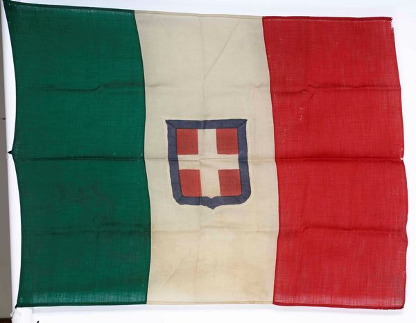 Bandiera italiana del regno di Savoia  - Asta Antiquariato Luglio | Cambi Time - Associazione Nazionale - Case d'Asta italiane