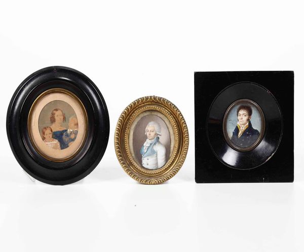 Tre miniature  - Asta Antiquariato Luglio | Cambi Time - Associazione Nazionale - Case d'Asta italiane