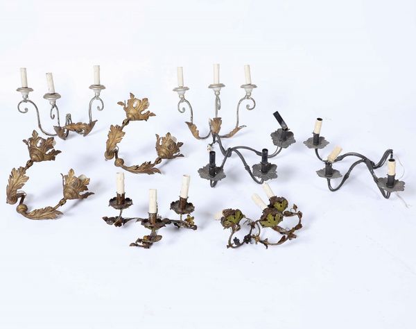 Quattro coppie di appliques  - Asta Antiquariato Luglio | Cambi Time - Associazione Nazionale - Case d'Asta italiane