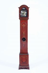 Orologio a torre con cassa in legno dipinto.  - Asta Antiquariato Luglio | Cambi Time - Associazione Nazionale - Case d'Asta italiane