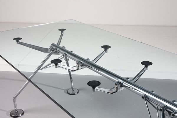NORMAN FOSTER  (n. 1935) : Tavolo Nomos per Tecno  - Asta Asta 371 | DESIGN E ARTI DECORATIVE DEL NOVECENTO Online - Associazione Nazionale - Case d'Asta italiane
